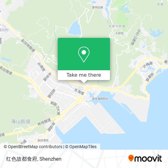 红色故都食府 map