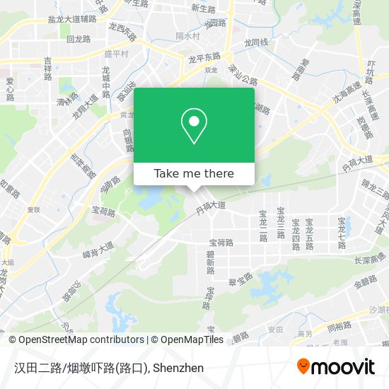 汉田二路/烟墩吓路(路口) map