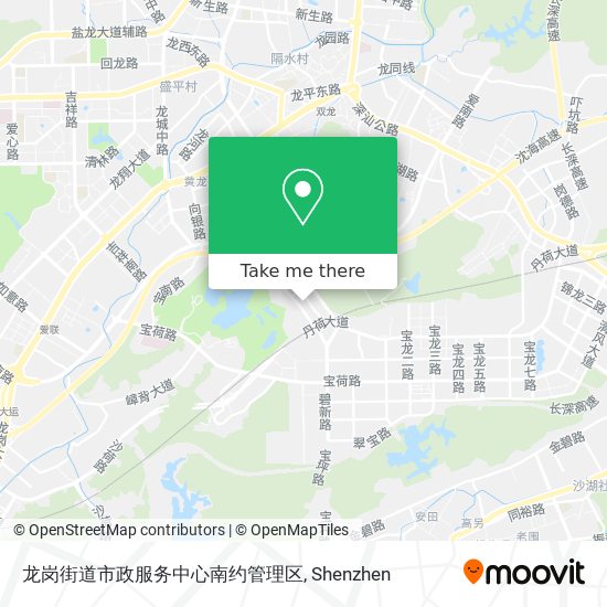 龙岗街道市政服务中心南约管理区 map