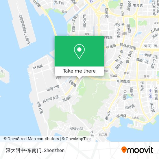 深大附中-东南门 map
