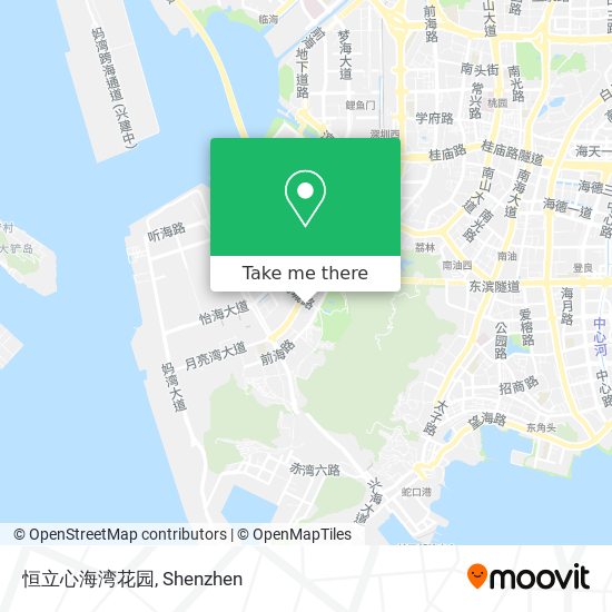 恒立心海湾花园 map