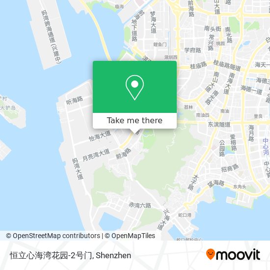 恒立心海湾花园-2号门 map