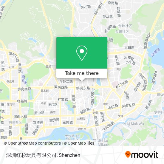 深圳红杉玩具有限公司 map