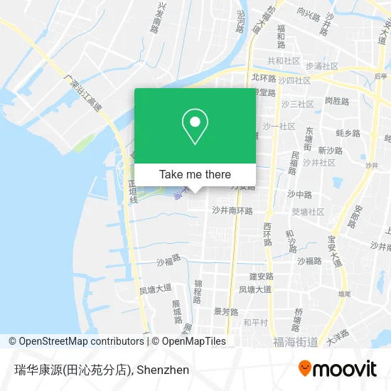 瑞华康源(田沁苑分店) map