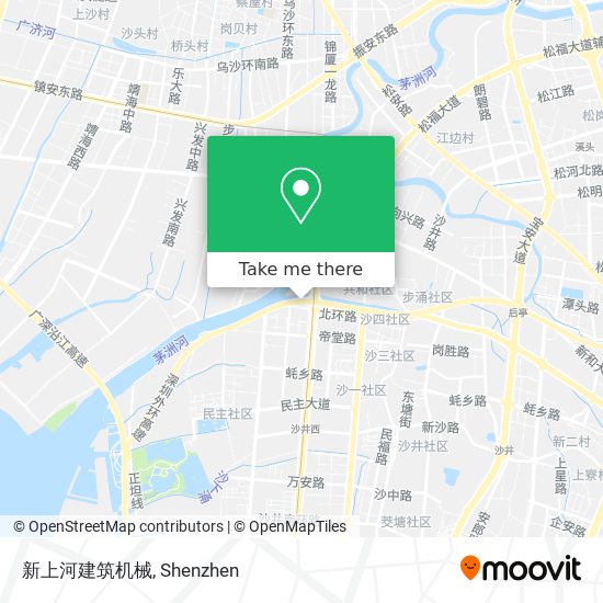 新上河建筑机械 map