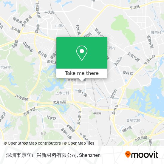 深圳市康立正兴新材料有限公司 map