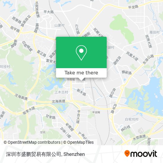 深圳市盛鹏贸易有限公司 map