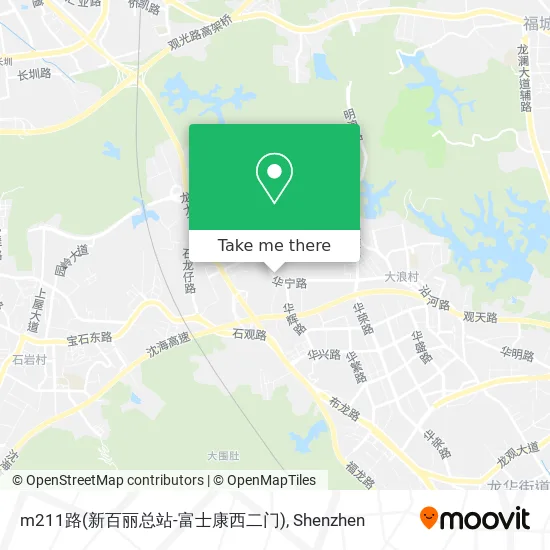m211路(新百丽总站-富士康西二门) map