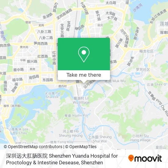 深圳远大肛肠医院 Shenzhen Yuanda Hospital for Proctology & Intestine Desease map
