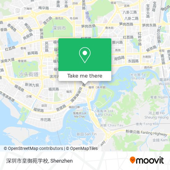 深圳市皇御苑学校 map
