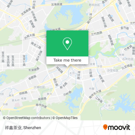 祥鑫茶业 map