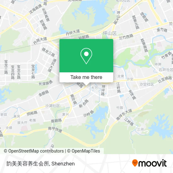 韵美美容养生会所 map