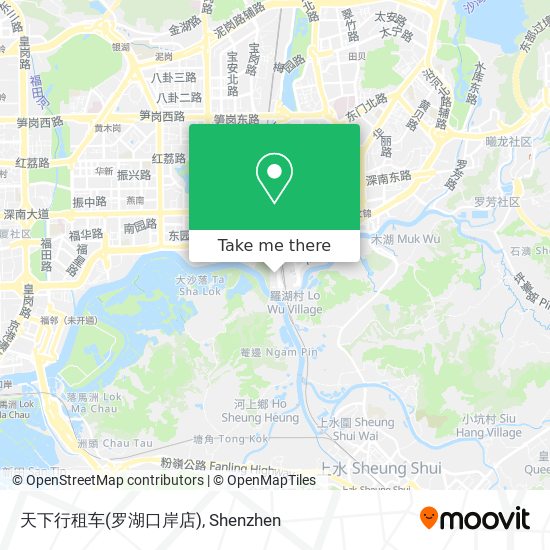 天下行租车(罗湖口岸店) map