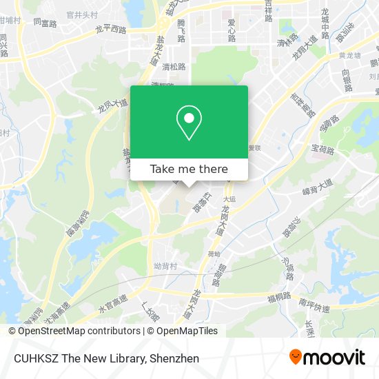 CUHKSZ The New Library map