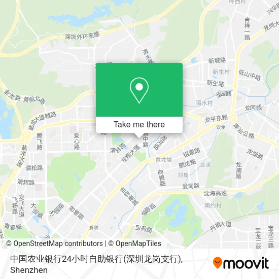 中国农业银行24小时自助银行(深圳龙岗支行) map