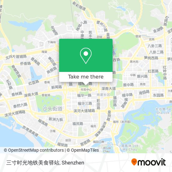 三寸时光地铁美食驿站 map