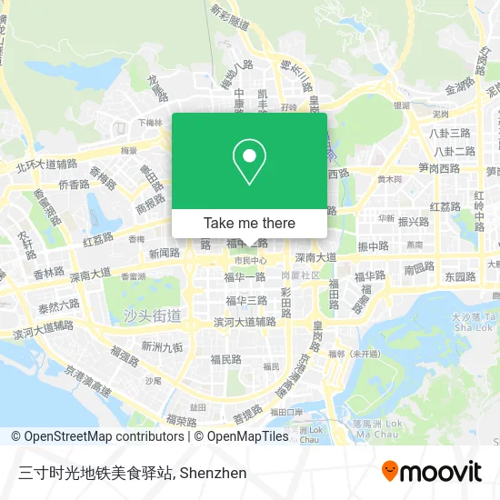 三寸时光地铁美食驿站 map