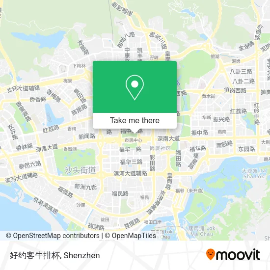 好约客牛排杯 map