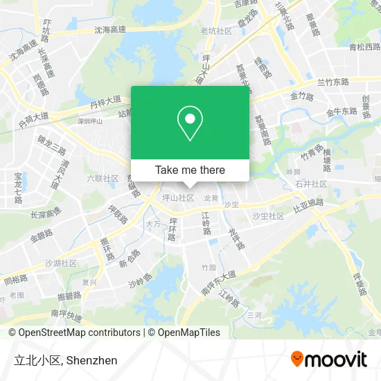 立北小区 map
