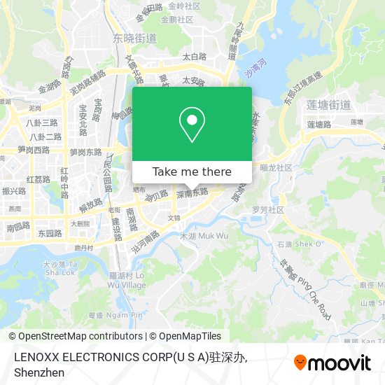 LENOXX ELECTRONICS CORP(U S A)驻深办 map