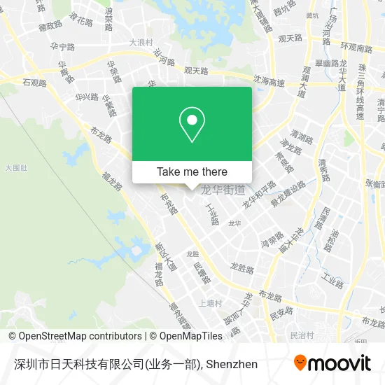 深圳市日天科技有限公司(业务一部) map