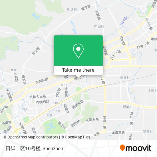 田脚二区10号楼 map