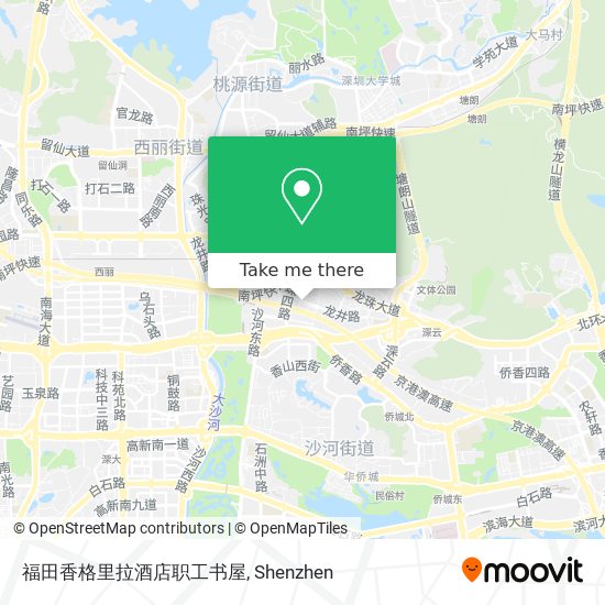 福田香格里拉酒店职工书屋 map