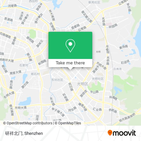 研祥北门 map