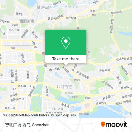 智慧广场-西门 map