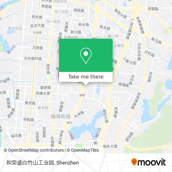 和荣盛白竹山工业园 map