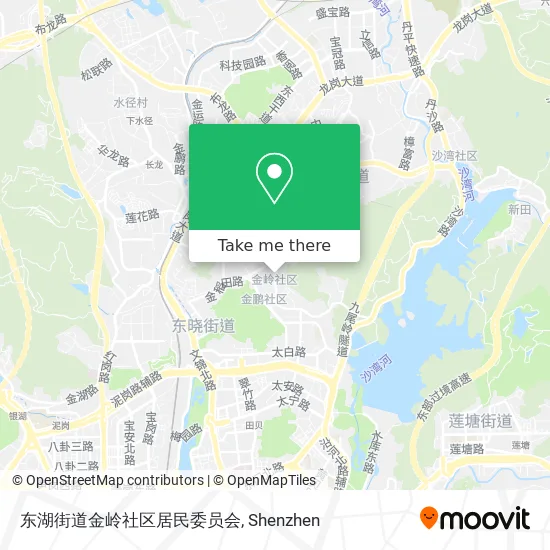 东湖街道金岭社区居民委员会 map