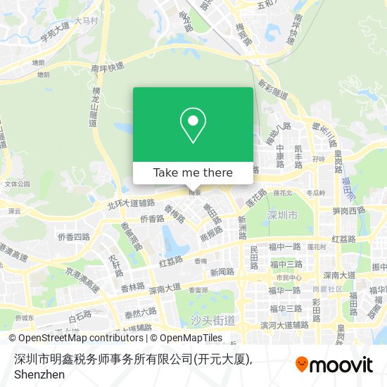 深圳市明鑫税务师事务所有限公司(开元大厦) map