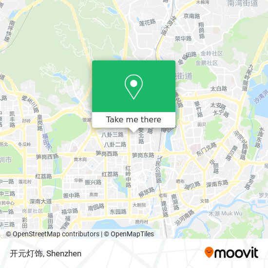 开元灯饰 map