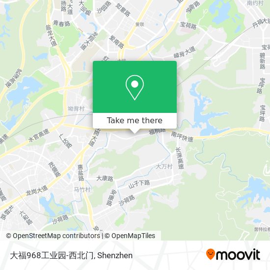 大福968工业园-西北门 map