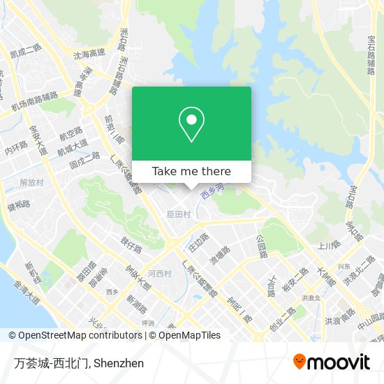 万荟城-西北门 map