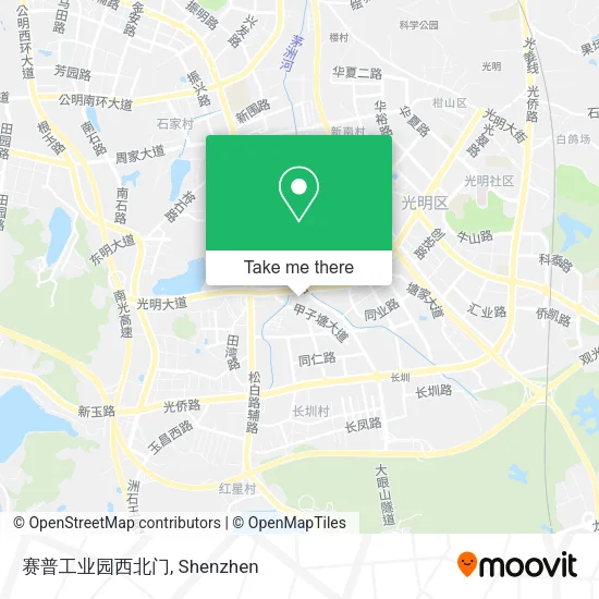 赛普工业园西北门 map
