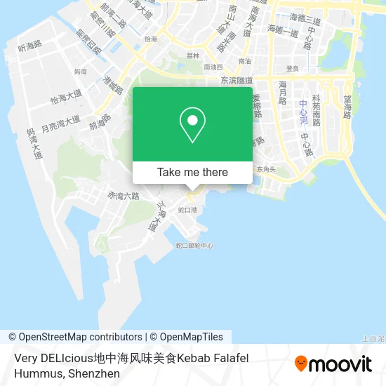 Very DELIcious地中海风味美食Kebab Falafel Hummus map