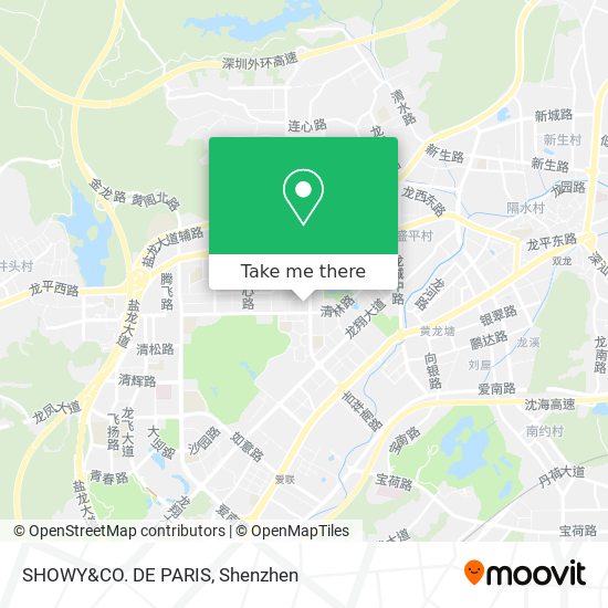 SHOWY&CO. DE PARIS map