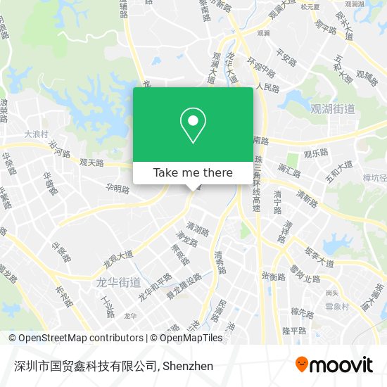 深圳市国贸鑫科技有限公司 map