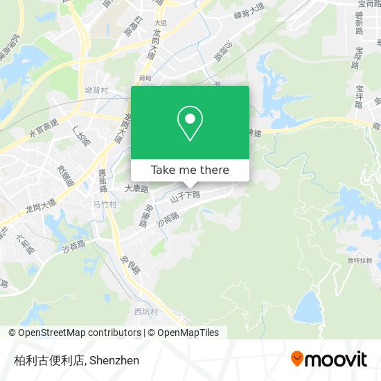 柏利古便利店 map