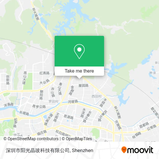 深圳市阳光晶玻科技有限公司 map