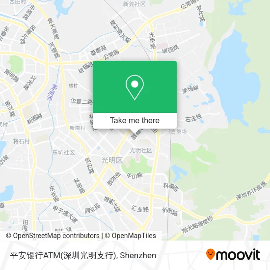 平安银行ATM(深圳光明支行) map