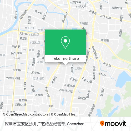 深圳市宝安区沙井广艺纸品经营部 map