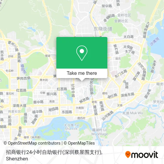 招商银行24小时自助银行(深圳蔡屋围支行) map