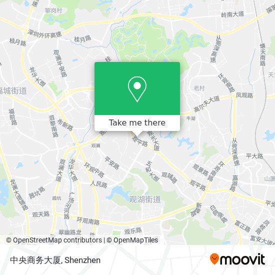 中央商务大厦 map