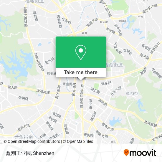 鑫潮工业园 map
