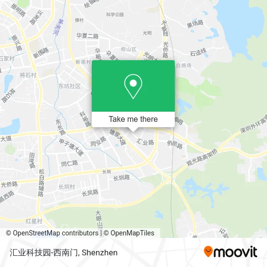 汇业科技园-西南门 map