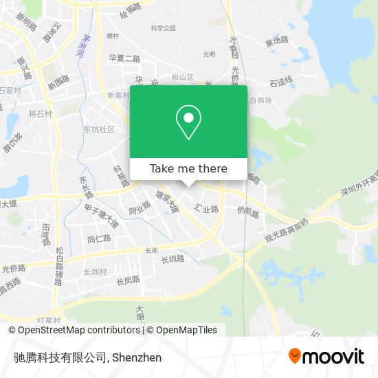 驰腾科技有限公司 map
