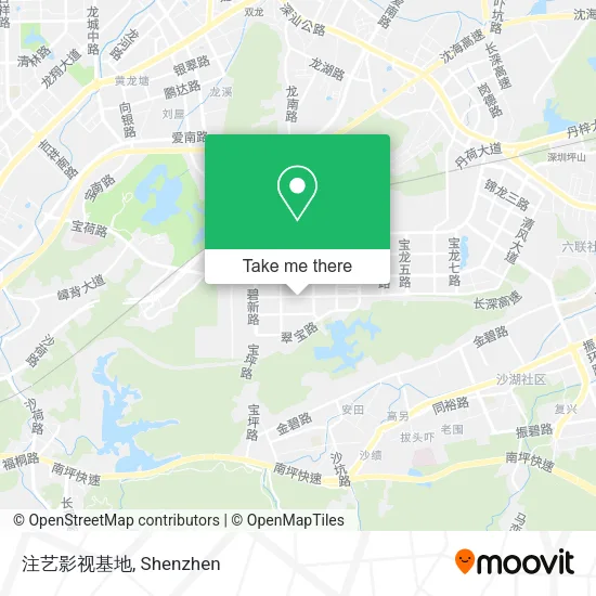 注艺影视基地 map