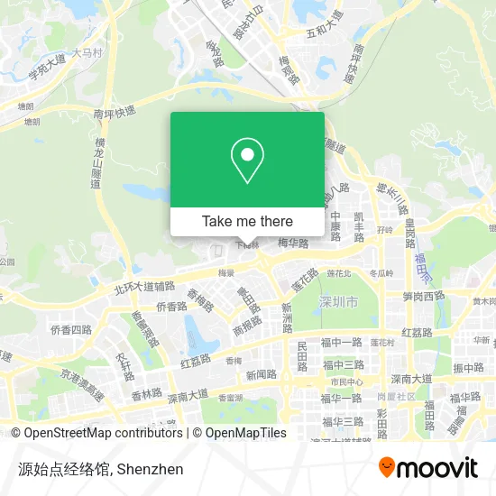 源始点经络馆 map